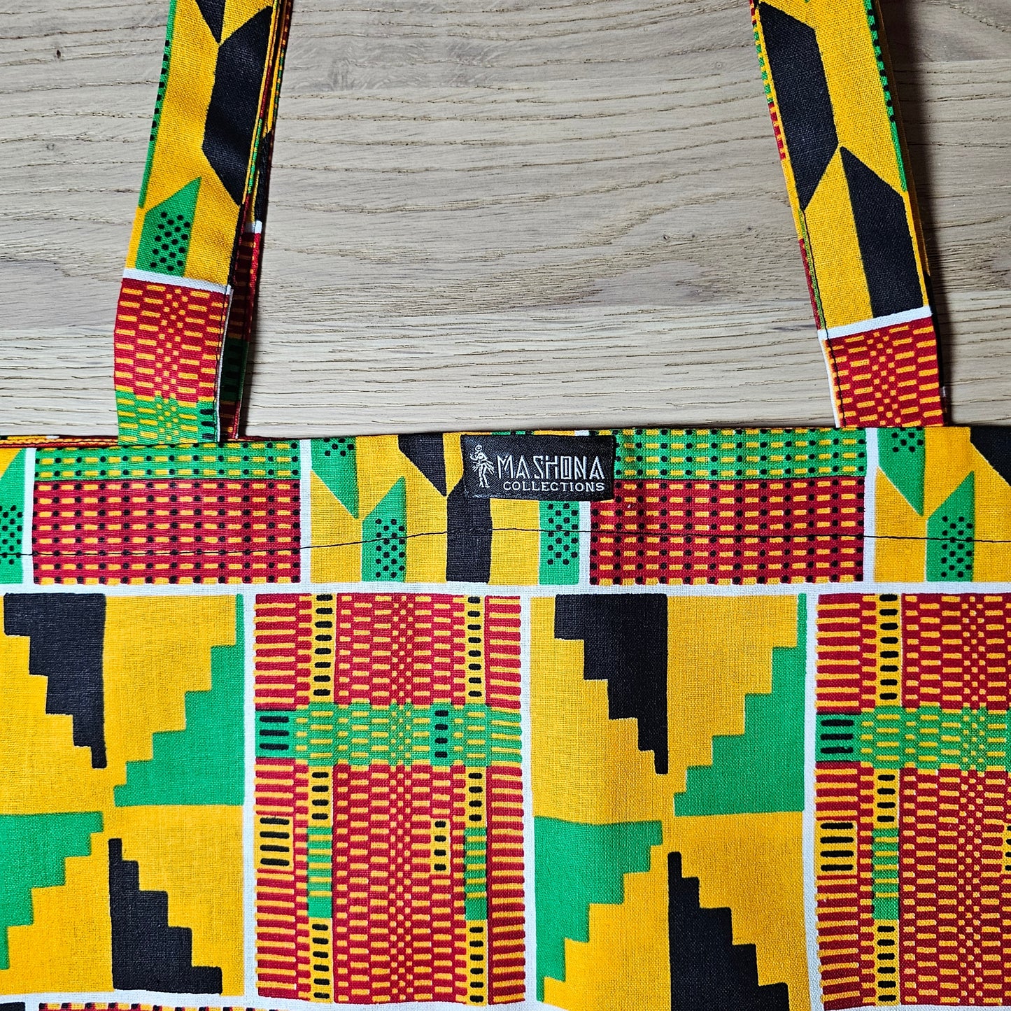 Handmade Tote Bag African Print  | Beach Bag | Shopping Bag-2