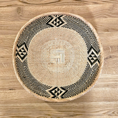 Set of 2 Handmade African Wall Baskets | Zimbabwe Baskets | Boho Wall Decor | 2C-2