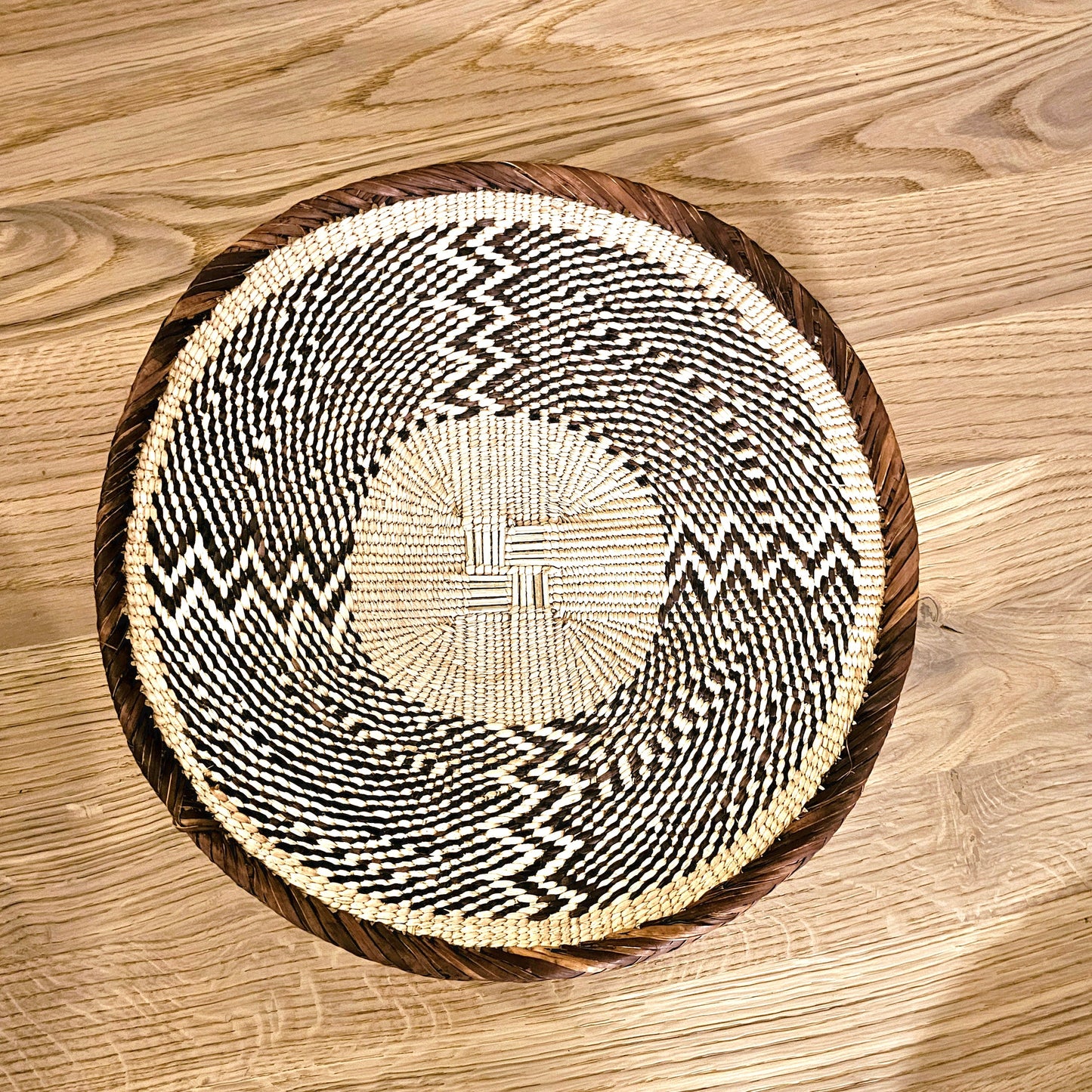 Set of 4 Handmade African Baskets Zimbabwe | Boho Wall Decor | 4B-2