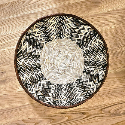 Set of 4 Handmade African Baskets Zimbabwe | Boho Wall Decor | 4B-3