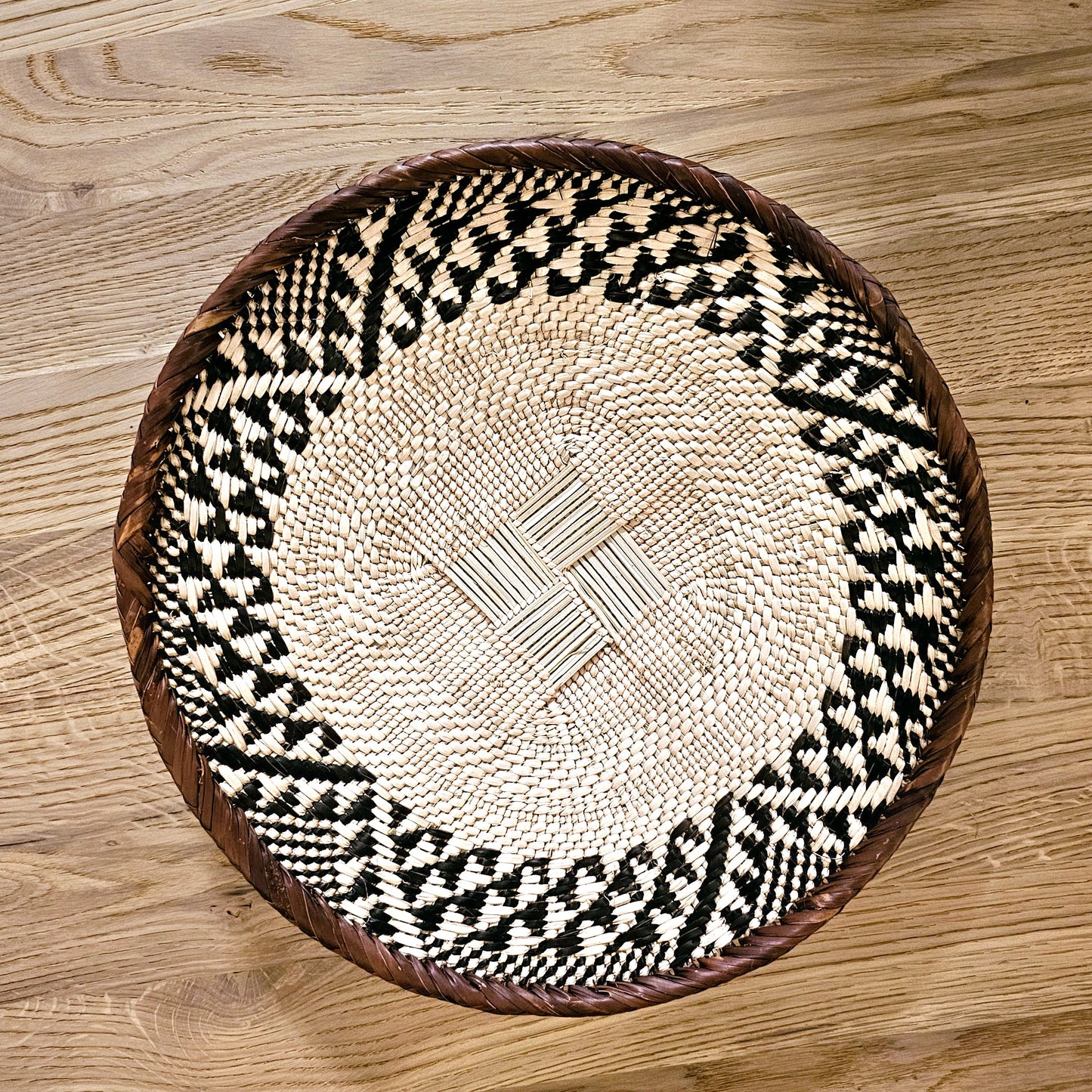 Set of 4 Handmade African Baskets Zimbabwe | Boho Wall Decor | 4B-4
