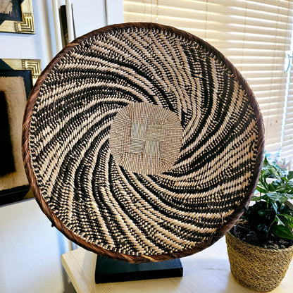 Handmade Wall Baskets | African Zimbabwe Baskets | Boho Wall Decor | E45.-5