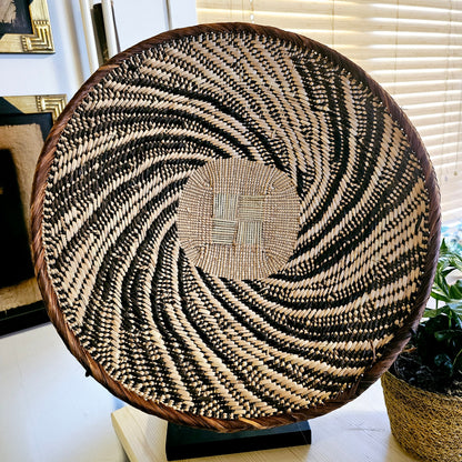 Handmade Wall Baskets | African Zimbabwe Baskets | Boho Wall Decor | A45-3