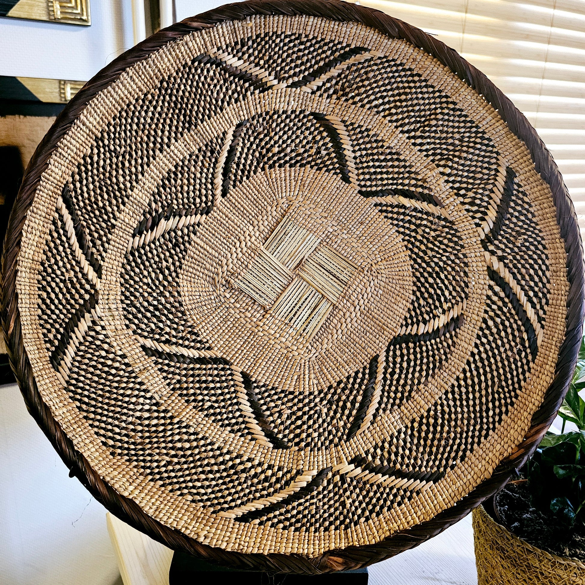 Handmade Wall Baskets | African Zimbabwe Baskets | Boho Wall Decor | B45-1