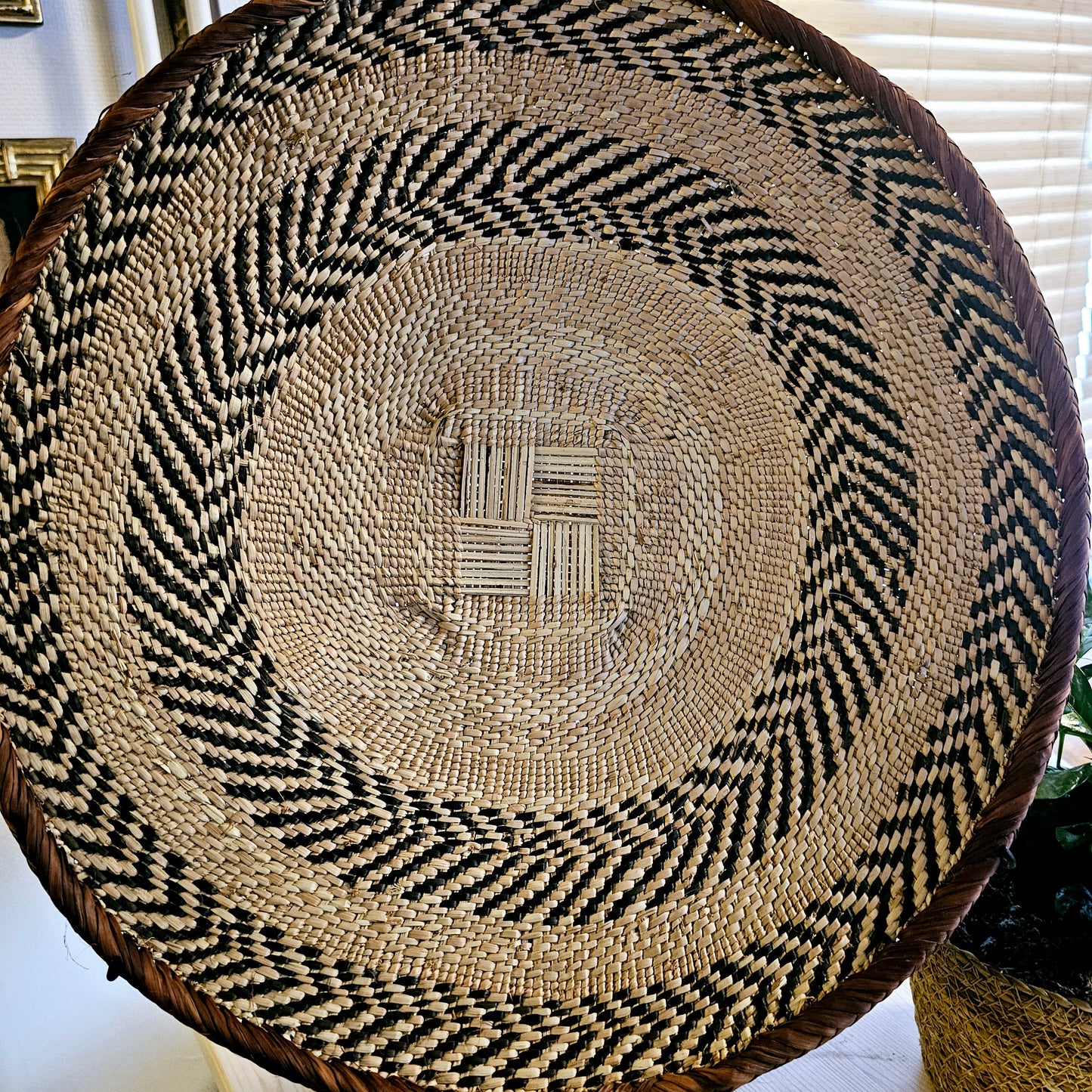 Handmade Wall Baskets | African Zimbabwe Baskets | Boho Wall Decor | C45-1