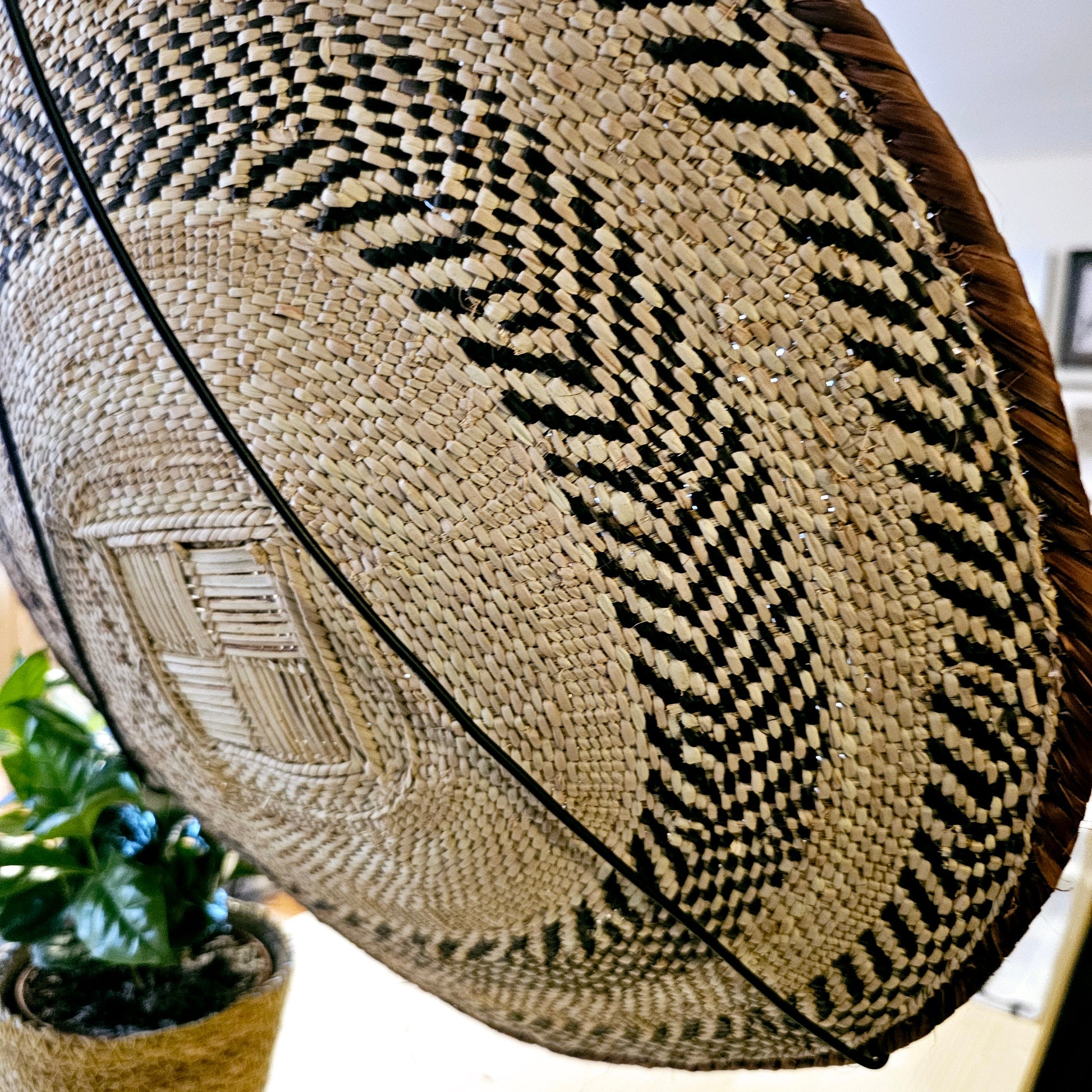 Handmade Wall Baskets | African Zimbabwe Baskets | Boho Wall Decor | C45-2