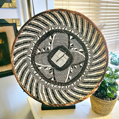 Handmade Wall Baskets | African Zimbabwe Baskets | Boho Wall Decor | D45-0