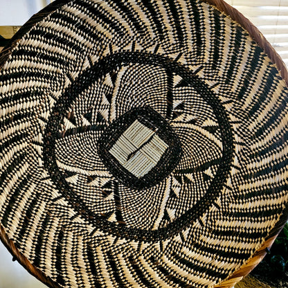 Handmade Wall Baskets | African Zimbabwe Baskets | Boho Wall Decor | D45-1