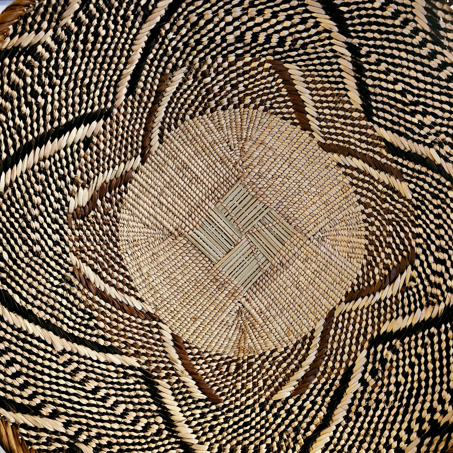 Handmade Wall Baskets | African Zimbabwe Baskets | Boho Wall Decor | E45.-1