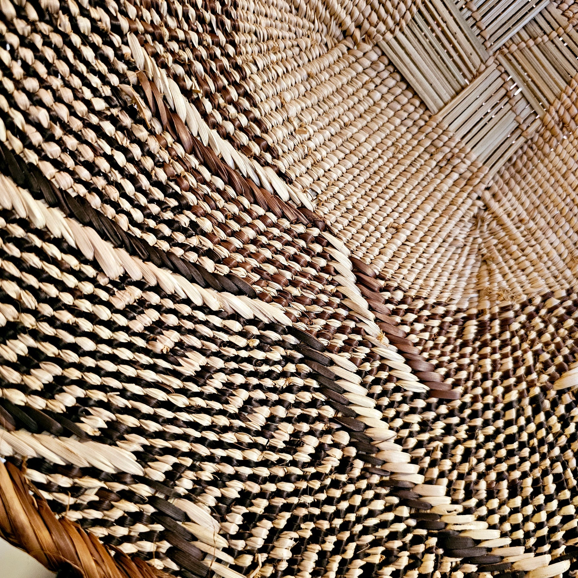 Handmade Wall Baskets | African Zimbabwe Baskets | Boho Wall Decor | E45.-3