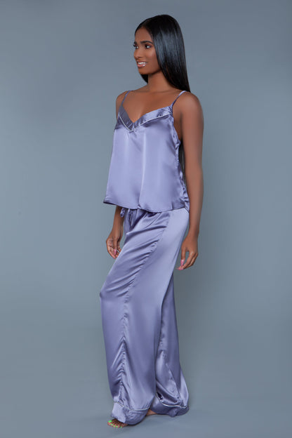 2025 Madison Satin Pants PJ Set-1