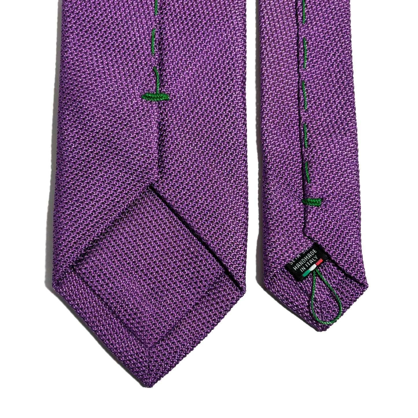 Light Purple Silk Grenadine Tie (Garza Fina)-3