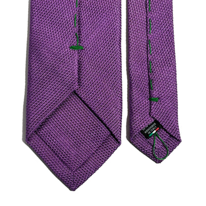 Light Purple Silk Grenadine Tie (Garza Fina)-3