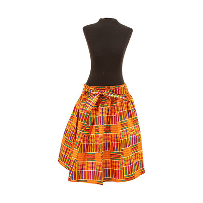 Kente Print Skirt