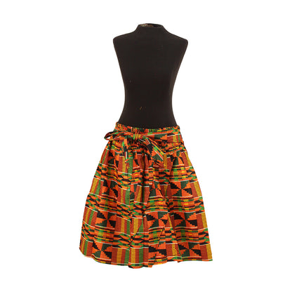 Kente Print Skirt