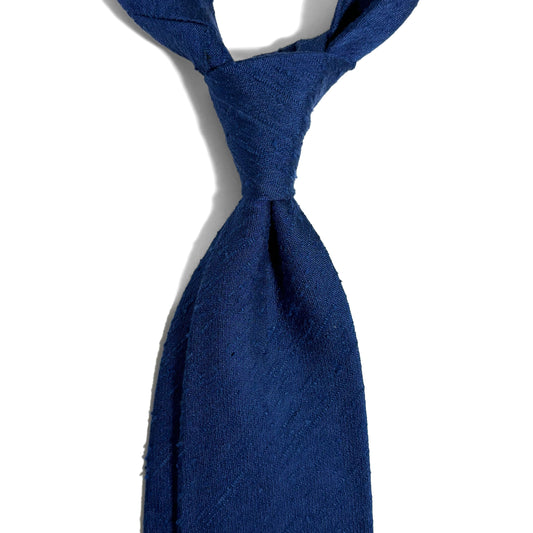 Royal Blue Silk Shantung Tie-1