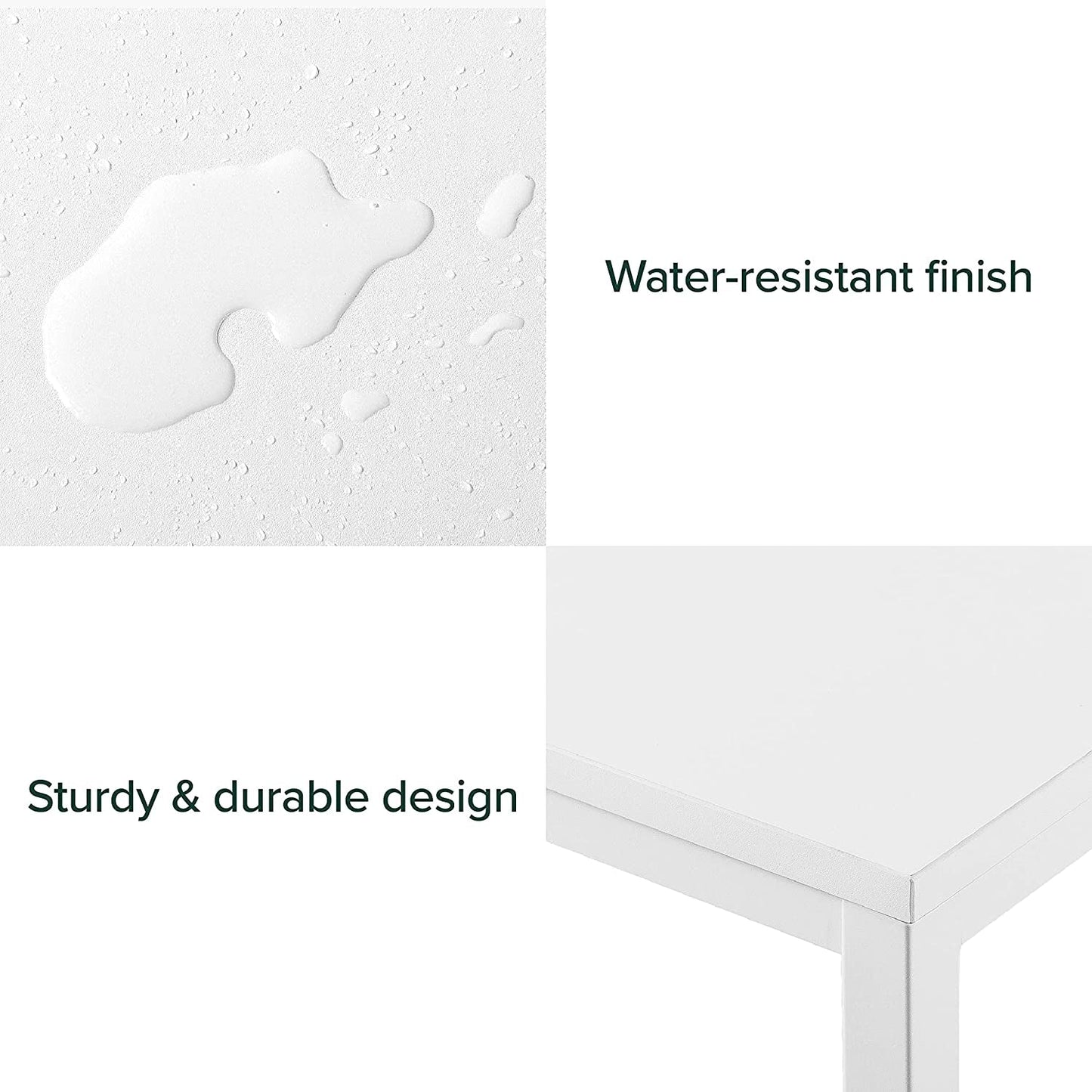 55″ White Desk with Easy Assembly-3