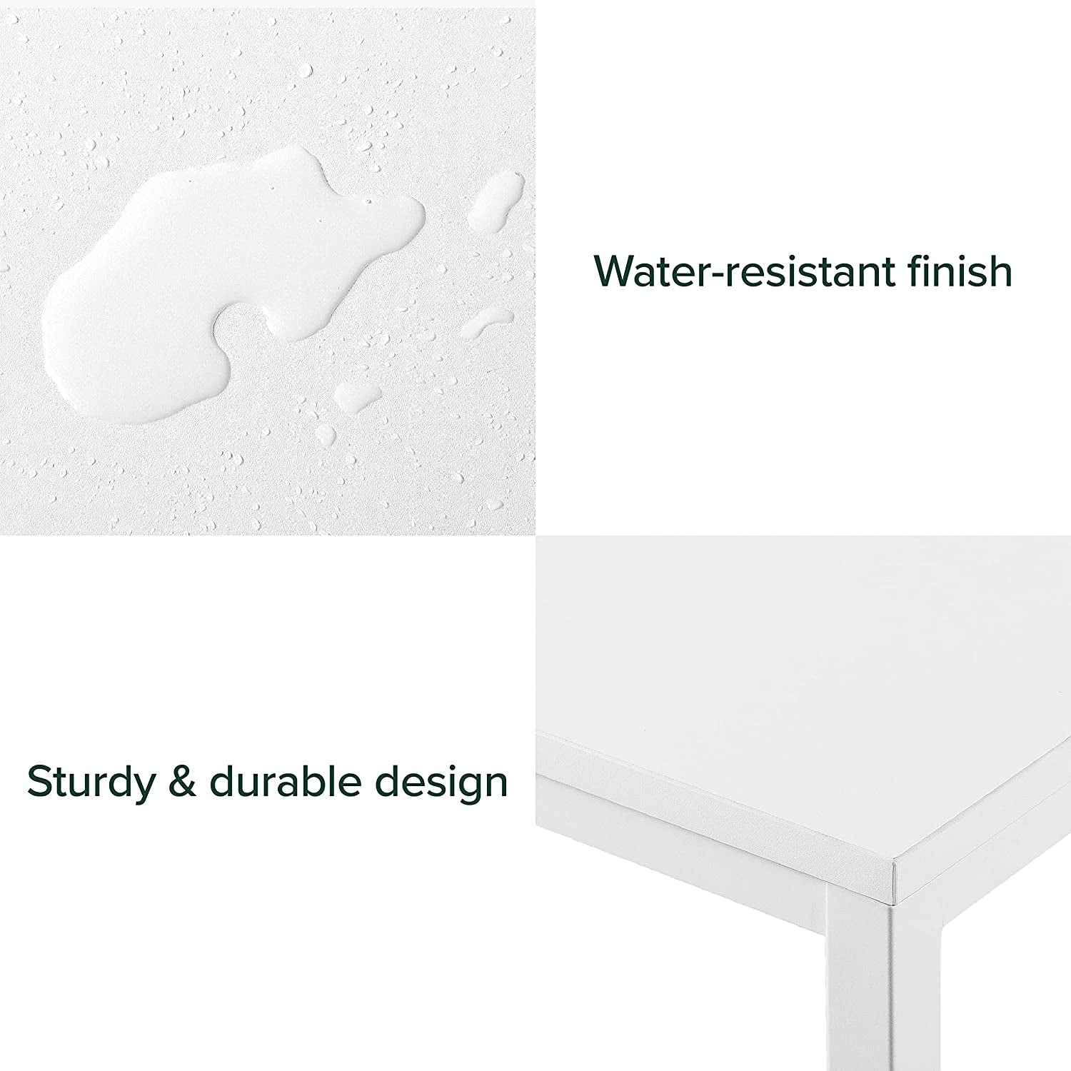 55″ White Desk with Easy Assembly-3