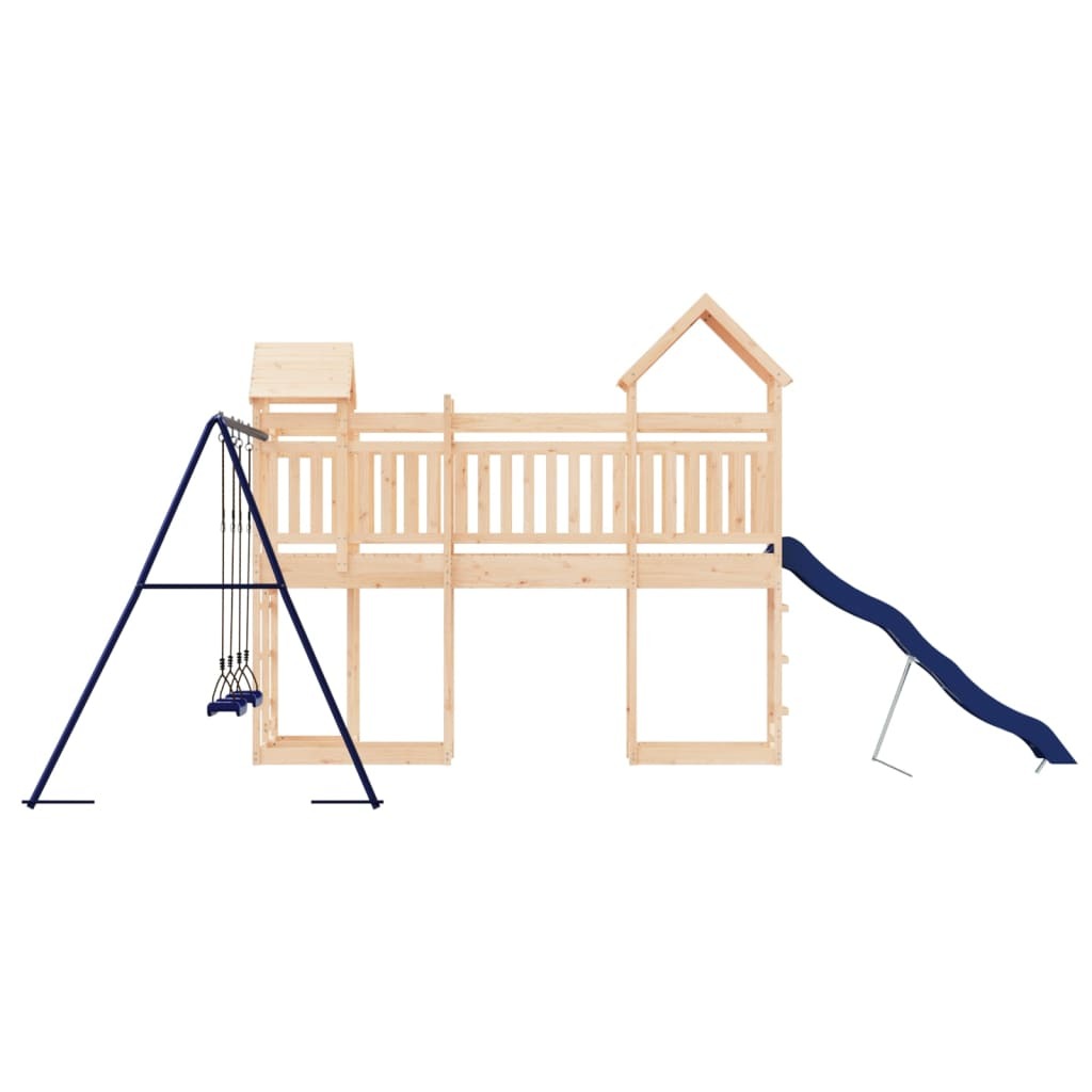 vidaXL Outdoor Playset Pine Solid Pine Wood Large Durable