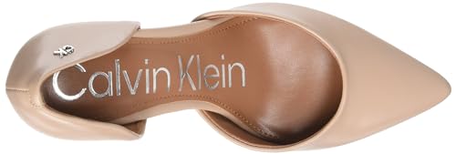 Calvin Klein Women's Gloria Pump, Barely Nude Patent, 9