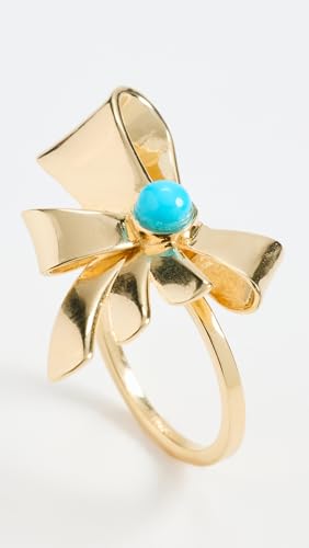 Jennifer Zeuner Jewelry Women's Brynn Ring, Yellow Vermeil, 6
