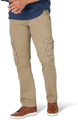 Wrangler Authentics Men&#39;s Premium Relaxed Fit Straight Leg Cargo Pant