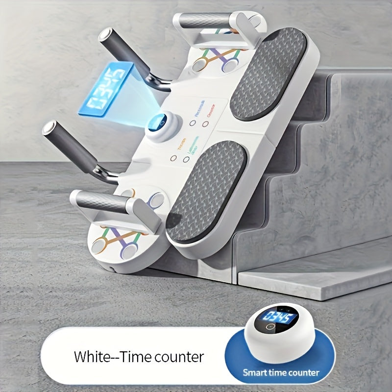 Push-Up Bar with Bands & Timer-4