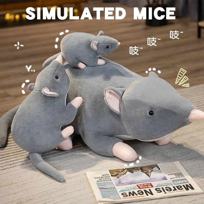 32cm Plush Simulation Mouse Doll for Pets-3