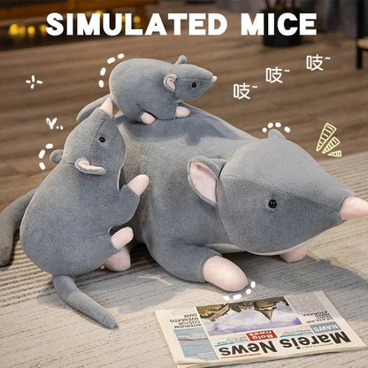 32cm Plush Simulation Mouse Doll for Pets-3
