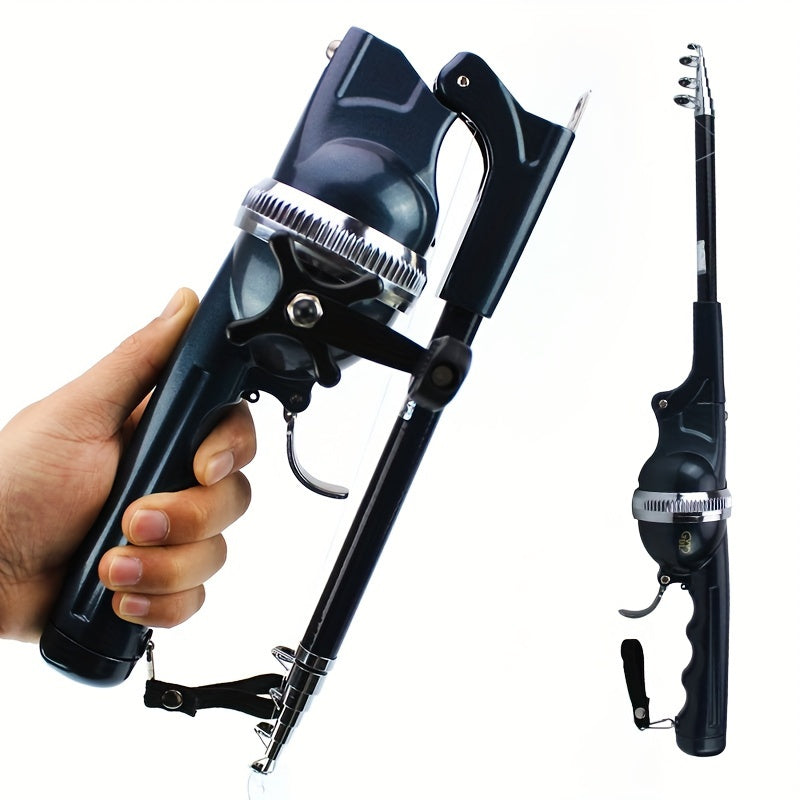 Fishing Rod with Built-in Reel and Line-4