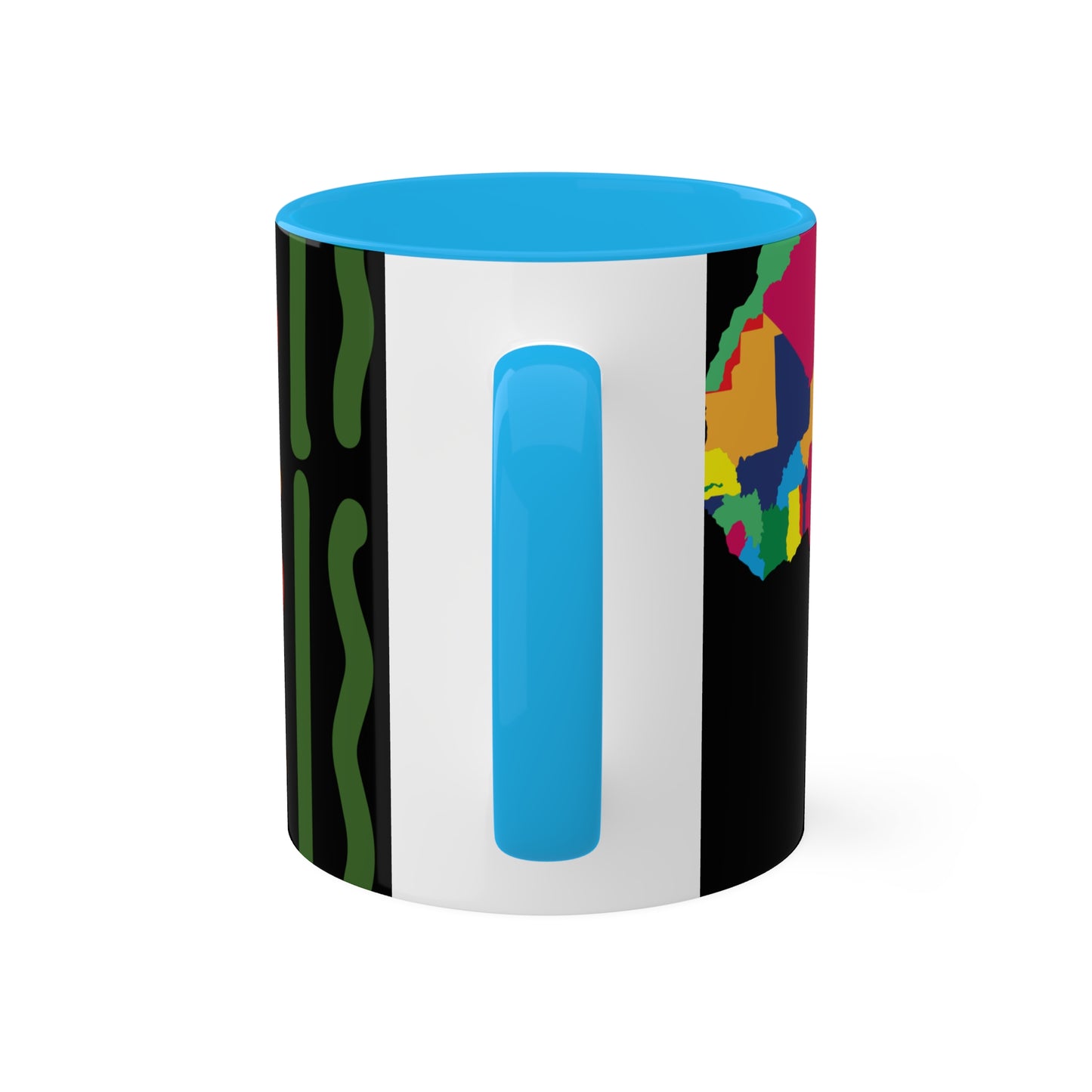 THE AFRICA MAP Colorful Mugs, 11oz by SobG Designs