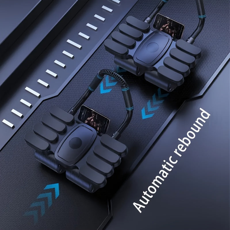 Automatic Rebound Ab Wheel with Mobile Holder-2