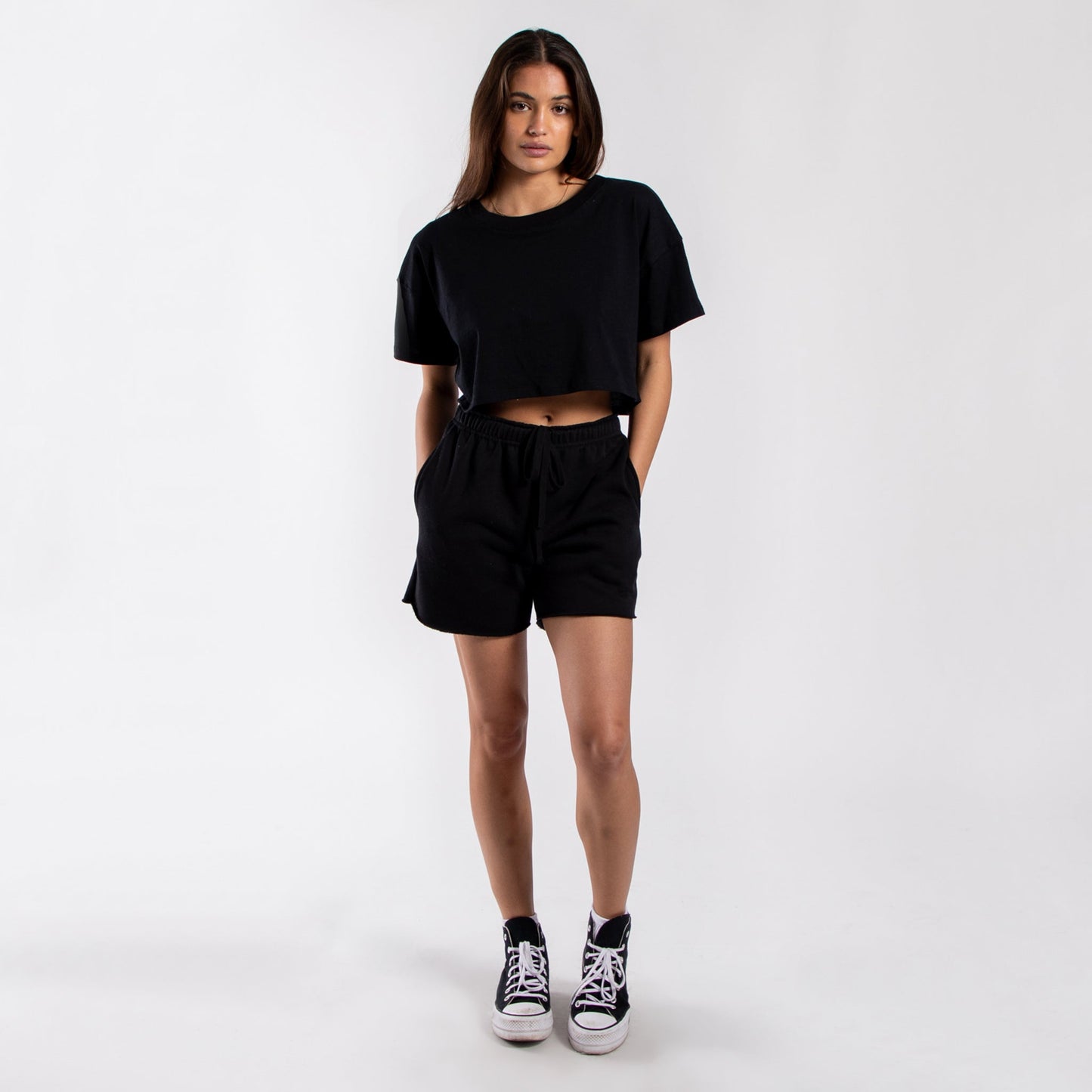4000 - Women's Loose Cropped Tee-5