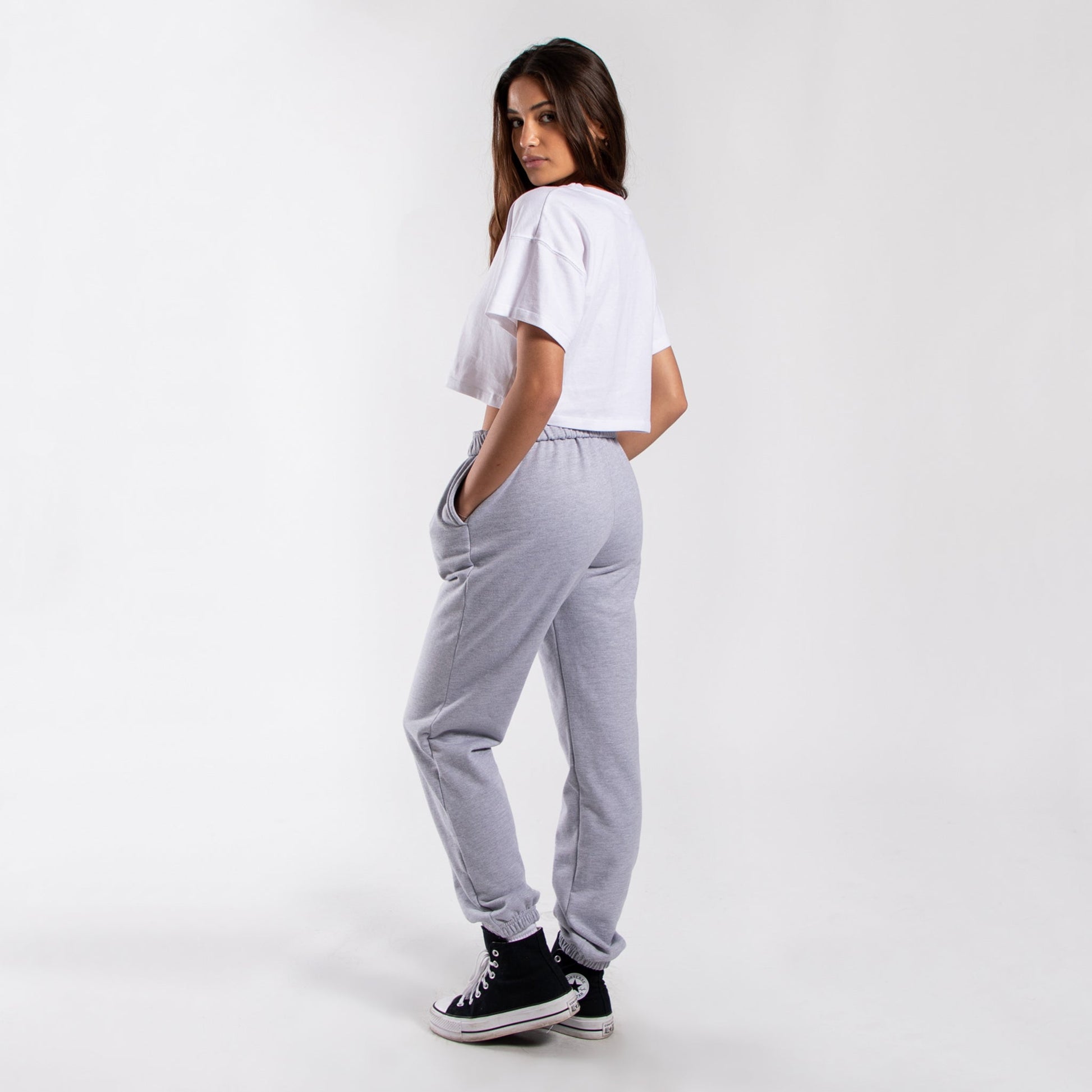 4000 - Women's Loose Cropped Tee-1