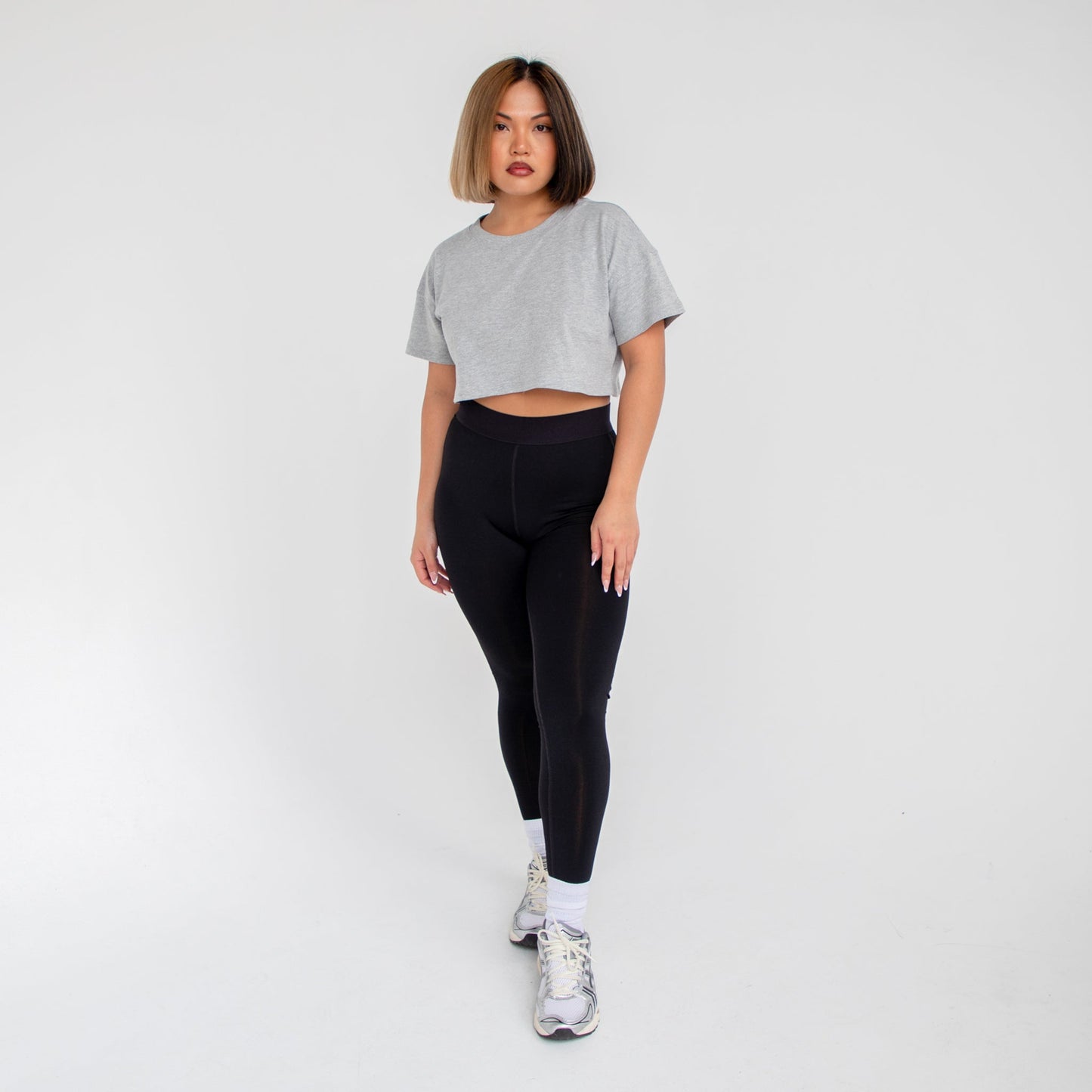 4000 - Women's Loose Cropped Tee-2