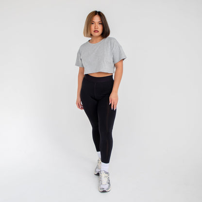 4000 - Women's Loose Cropped Tee-2