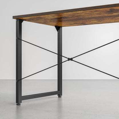 Computer Desk, 32 Inch Small Home Office Desk for Small Spaces, Modern Simple Style for Home, Office, Study, Writing, Rustic Brown-4