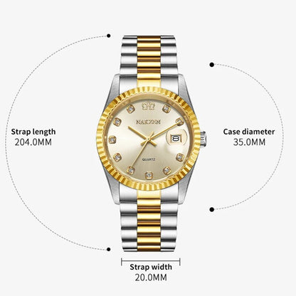 2020 Top Brand NAKZEN Luxury Men's Watch 30m Waterproof Date Clock Male Sports Watches Men Quartz Wrist Watch Relogio Masculino-4