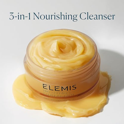 ELEMIS Pro-Collagen Cleansing Balm Makeup Remover, Daily Hydrating Facial Cleanser, Oil Cleanser, Oil Makeup Remover, Deep Cleanse