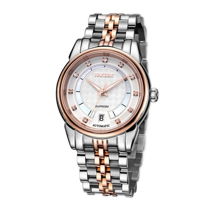 NAKZEN Men Japan Automatic NH35 Movement Mechanical Watch Mens Luminous Waterproof Diamond Classic Wrist Watches Reloj Hombre-2