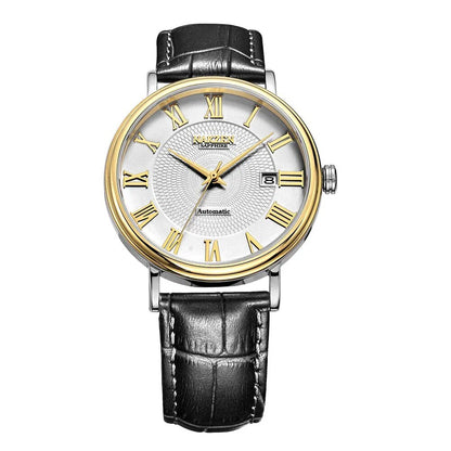 NAKZEN Men Classic Automatic Mechanical Watches Brand Luxury Man Stainless Steel Wristwatch Clock Relogio Masculino Miyota 9015-9