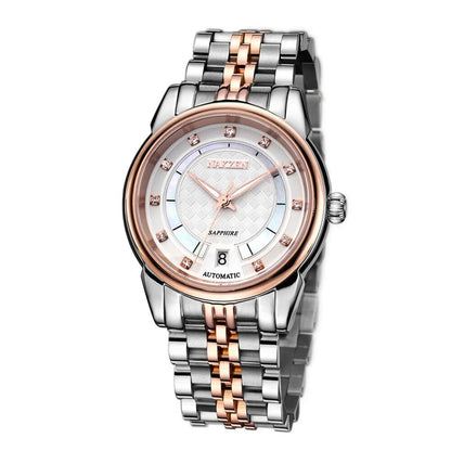 NAKZEN Men Japan Automatic NH35 Movement Mechanical Watch Mens Luminous Waterproof Diamond Classic Wrist Watches Reloj Hombre-7