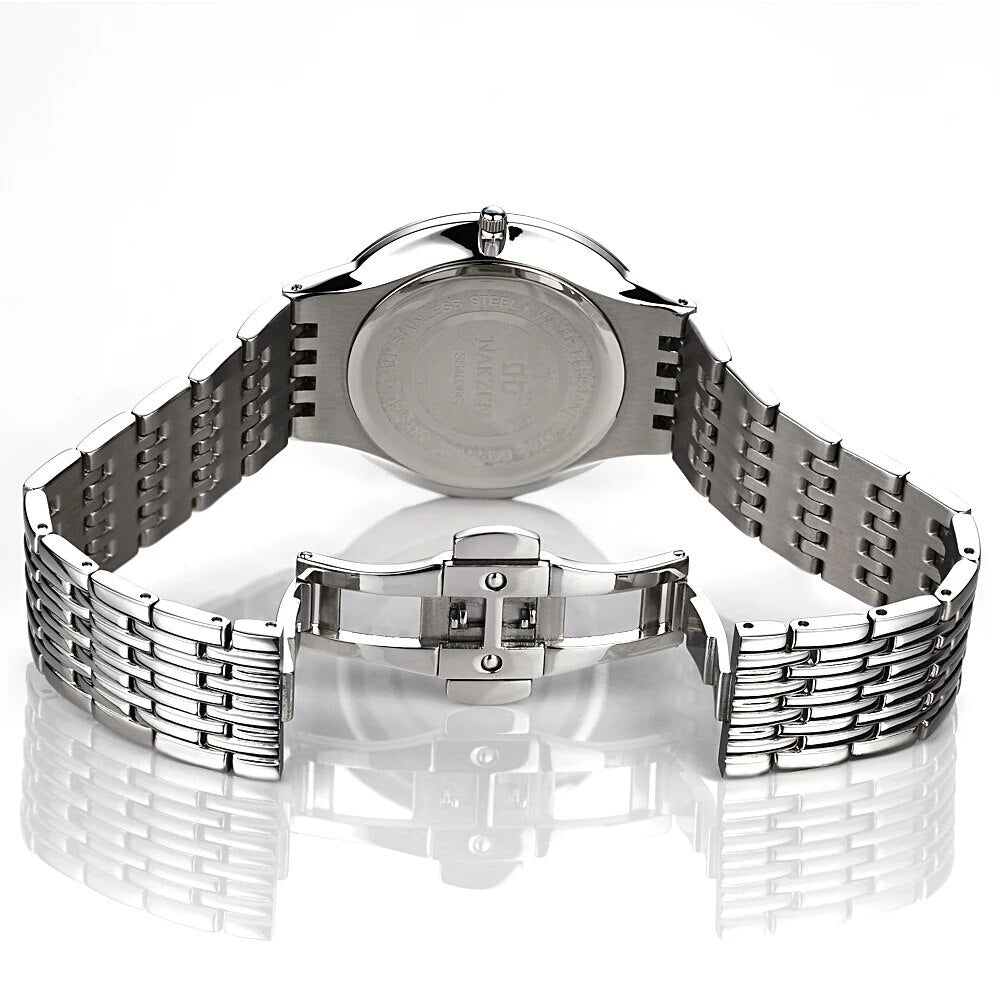 NAKZEN Diamond Men Watch Luxury Brand Sapphire Watches Mens Stainless Steel Black Gold Wristwatch Male Clock Relogio Masculino-3