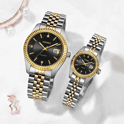 NAKZEN Watch Luxury Men Automatic Mechanical Tourbillon Clock Fashion Sapphire Glass Stainless Steel Waterproof Watches NH35 Mov-2