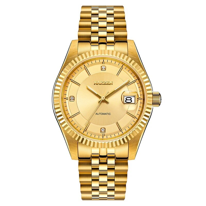 NAKZEN Watch Luxury Men Automatic Mechanical Tourbillon Clock Fashion Sapphire Glass Stainless Steel Waterproof Watches NH35 Mov-7