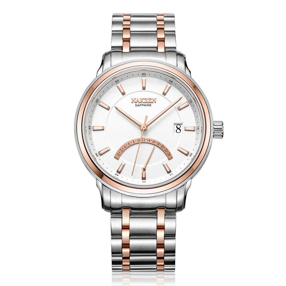 NAKZEN Luxury Brand Chronograph Men Sports Watches Man Quartz Wristwatch Male Calendar Waterproof Watch Clock Relogio Masculino-1