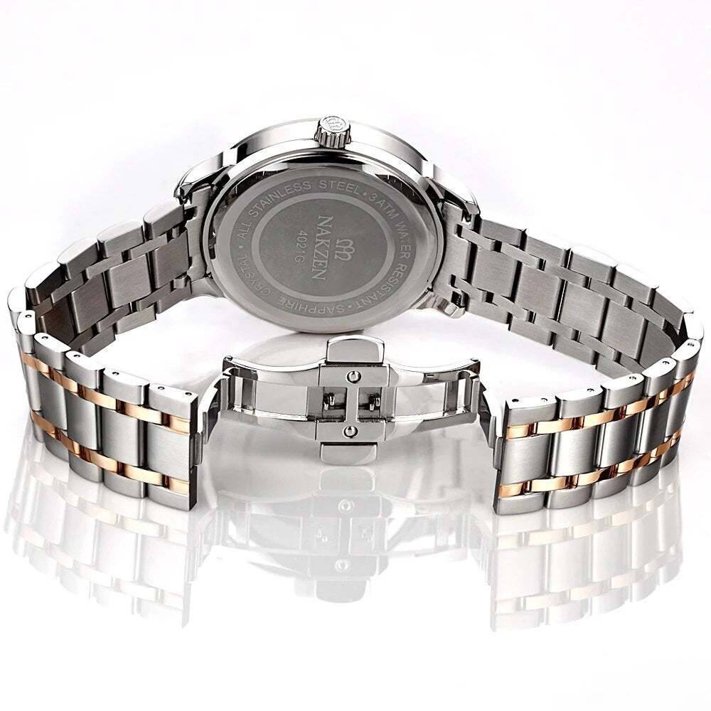 NAKZEN Luxury Brand Chronograph Men Sports Watches Man Quartz Wristwatch Male Calendar Waterproof Watch Clock Relogio Masculino-2