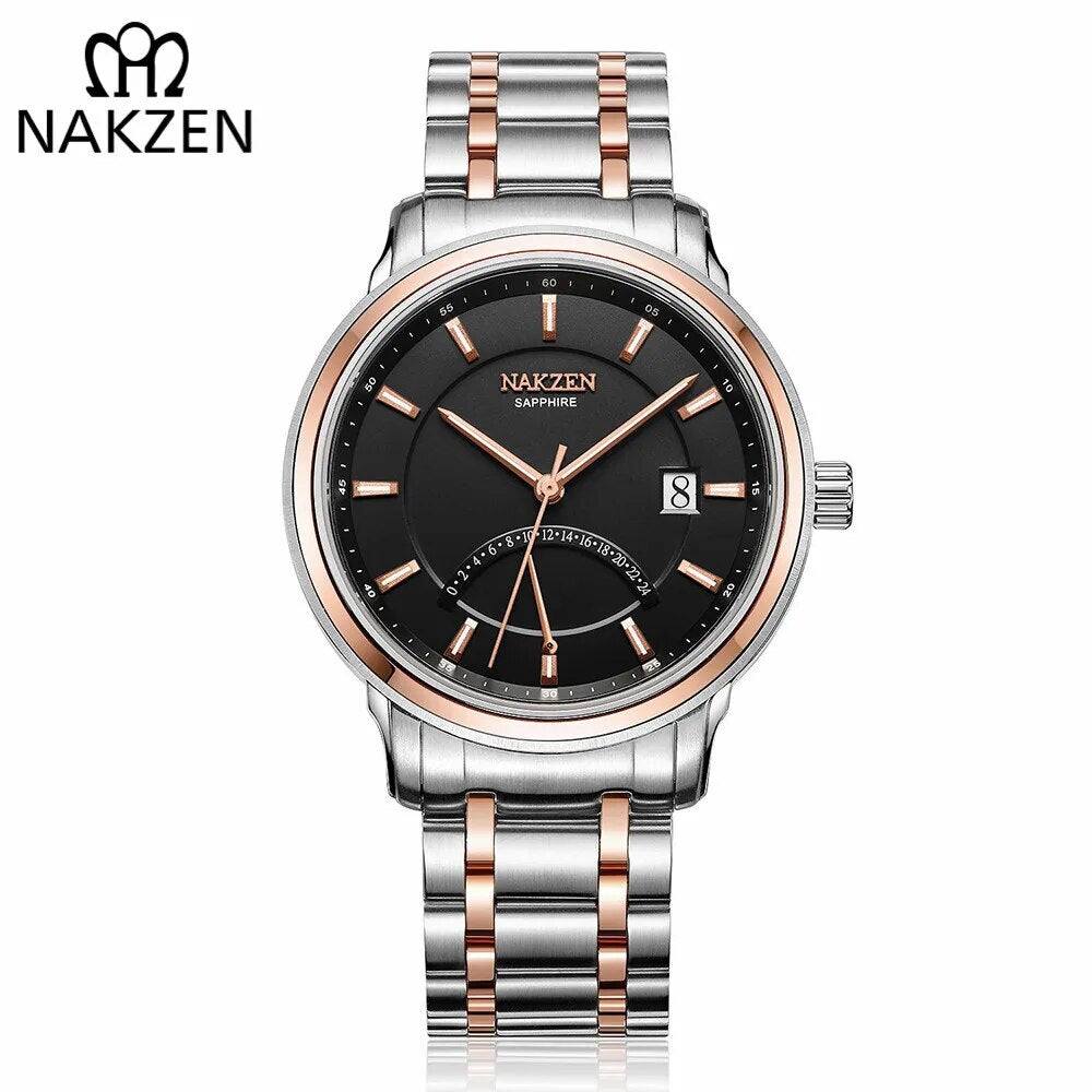 NAKZEN Luxury Brand Chronograph Men Sports Watches Man Quartz Wristwatch Male Calendar Waterproof Watch Clock Relogio Masculino-6