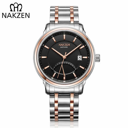 NAKZEN Luxury Brand Chronograph Men Sports Watches Man Quartz Wristwatch Male Calendar Waterproof Watch Clock Relogio Masculino-6