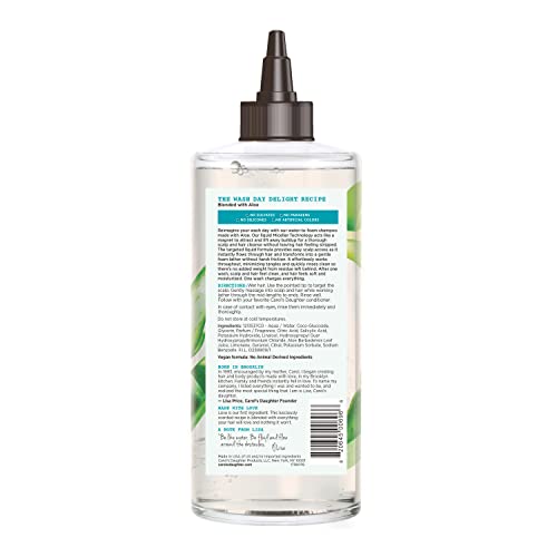 Carol’s Daughter Wash Day Delight Love at First To Foam Sulfate Free Shampoo with Aloe and Micellar Water, Paraben and Silicone Free, Micellar Shampoo for Kinky, Curly Hair, 16.9 fl oz